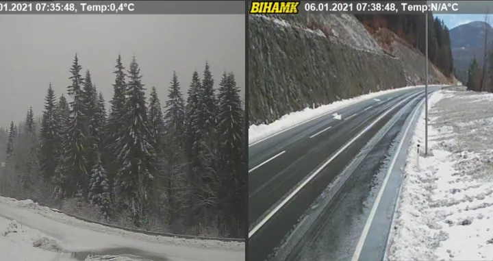 Snijeg pada i otežava saobraćaj na pojedinim dionicama