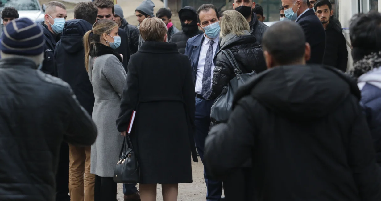 Cikotic migrantski kamp blažuj/Senad Gubelić