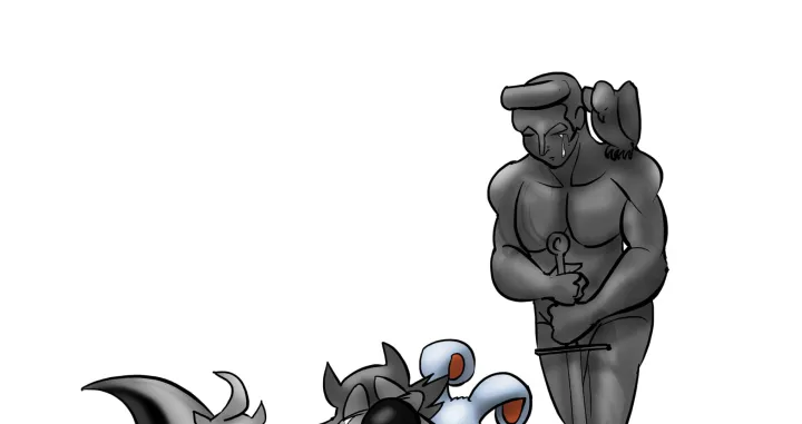 Ilustracija iz Sarajeva koja vrijedi 1.000 riječi / Vučko &quot;grli bijelog zeca&quot; iz Đoletovih stihova: Danas svijet ima malo manje boje