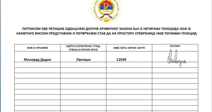 &quot;Džaba ste krečili!&quot; / Advokati iz RS-a kažu da Dodikova peticija nema nikakvu svrhu
