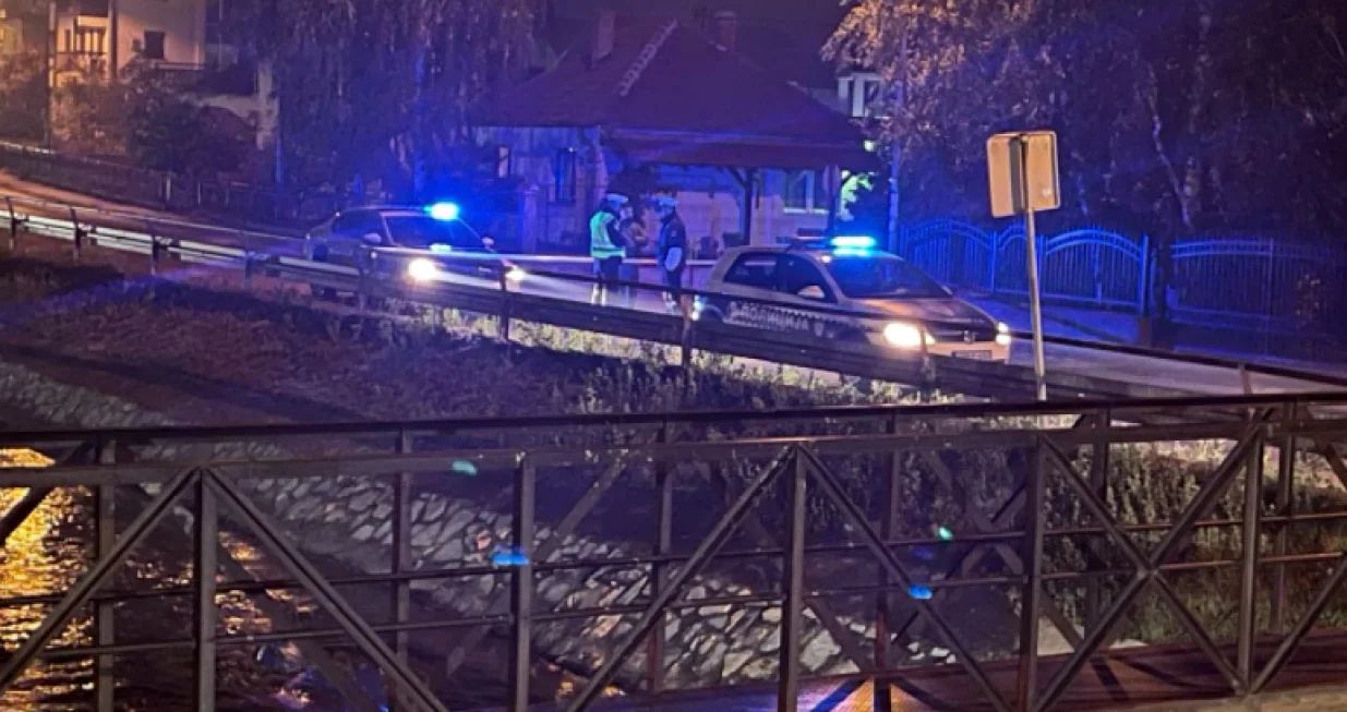 Policija na mjestu nesreće /BN TV