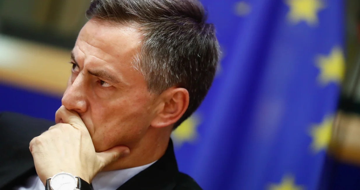 epa09440888 Chair of Foreign Affairs Committee of the European Parliament David McAllister speaks during EP Committee on Foreign Affairs joinly with the Committee on Development and with the Delegation for relations with Afghanistan at the European Parliament, in Brussels, Belgium, 01 September 2021. MEPs take stock of latest developments in Afghanistan. EPA/STEPHANIE LECOCQ/Stephanie Lecocq