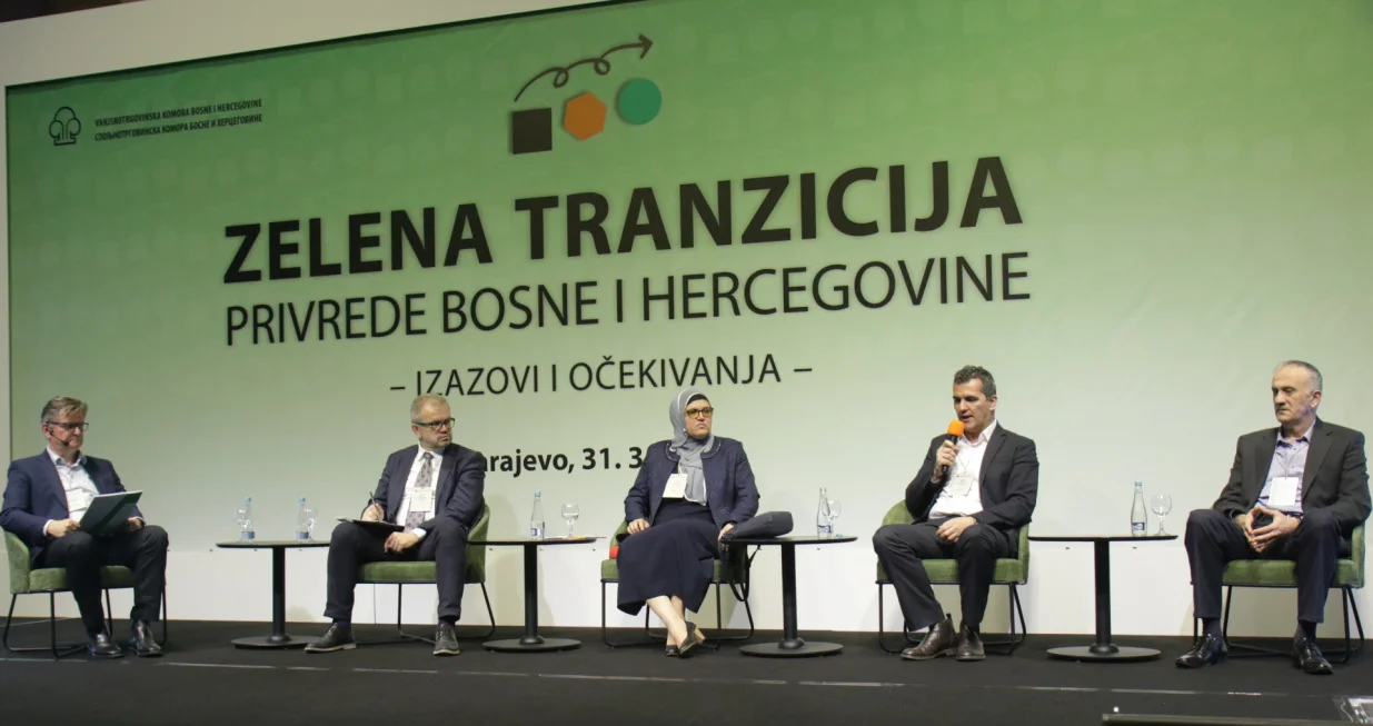 Konferencija Vanjskotrgovinske komore BiH "Zelena tranzicija privrede Bosne i Hercegovine - izazovi i očekivanja"/Senad Gubelić