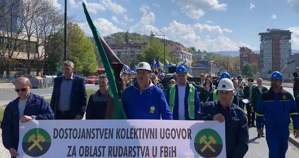 rudari prvomajski protest/
