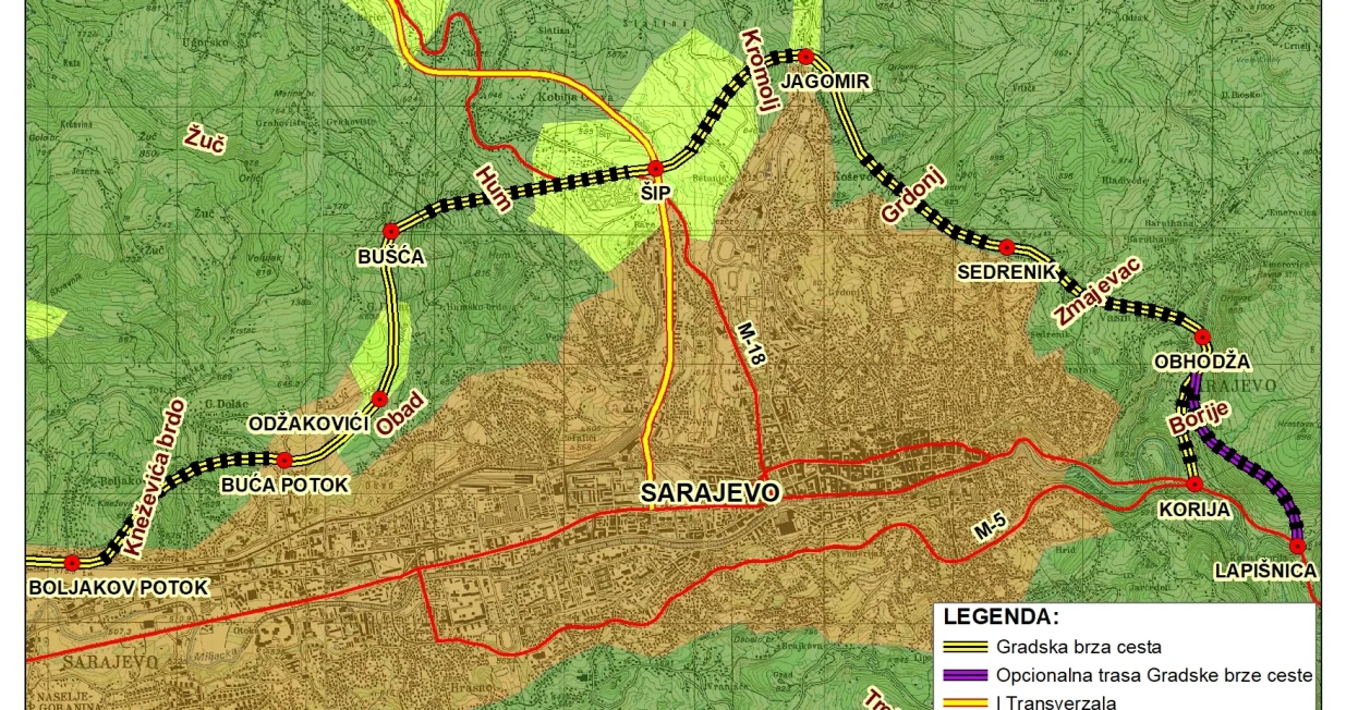 Varijantna trasa gradske brze ceste/