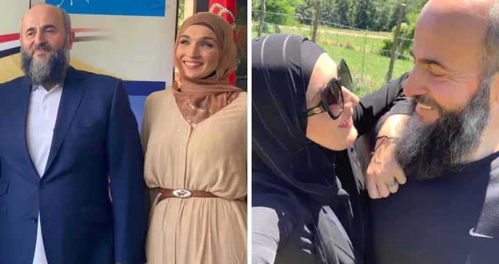 Muamer Zukorlić sa suprugom Elmom/
