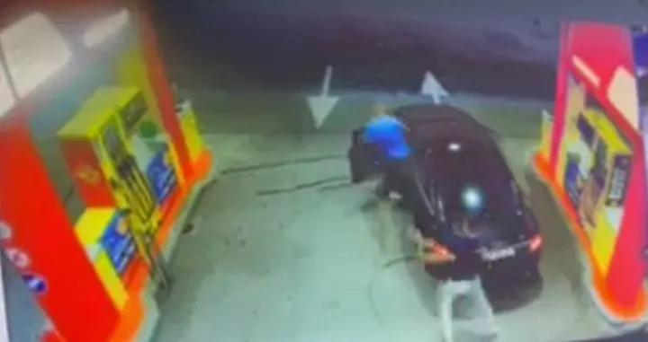 snimak sa kamere kod zvornika<br>krađa automobila/