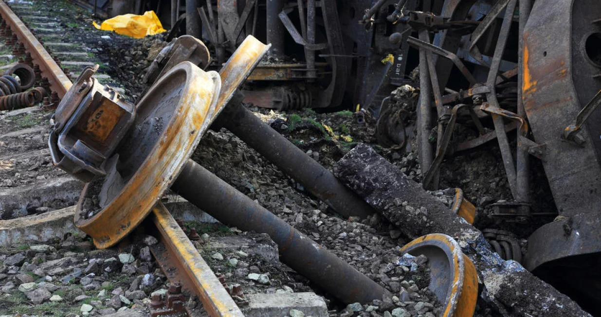 Sudar vozova kod Novske/