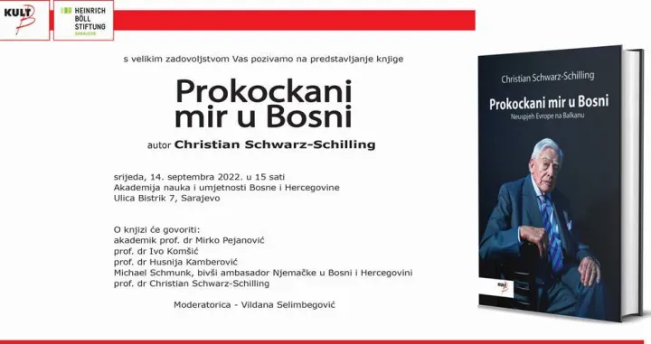 Naslovnica knjige "Prokockani mir u Bosni"/