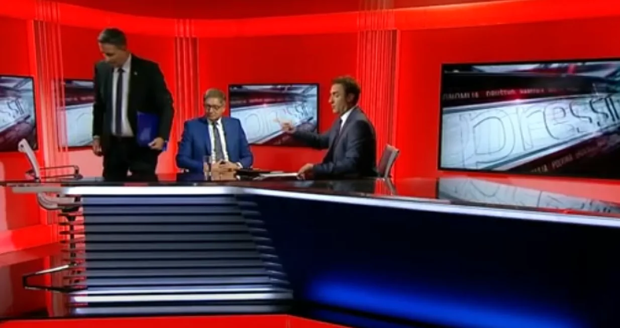 bećirović napustio debatu na n1<br>screenshot/