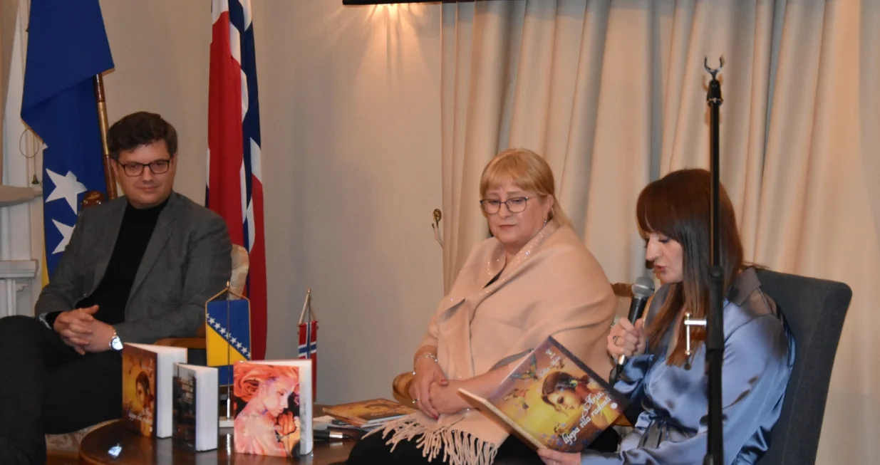 Edhija Mahić, promocija knjiga, Ambasada BiH u Oslu (Oslo, Norve&scaron;ka)/Fahro Konjhodžić