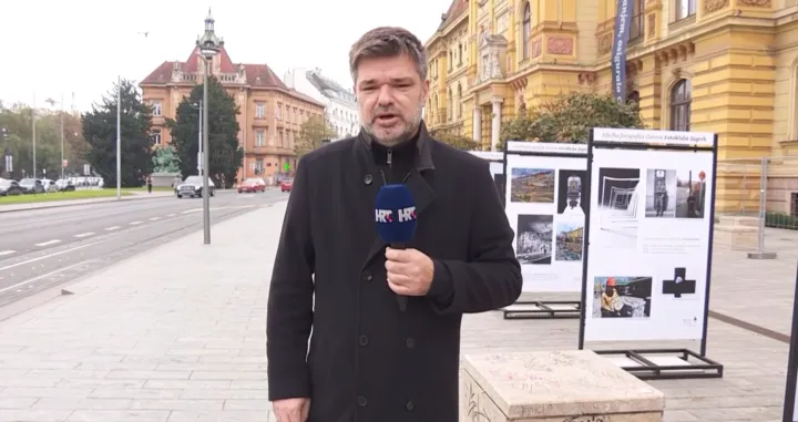 Kre&scaron;o Volarević, reporter HRT-a/Screenshot/