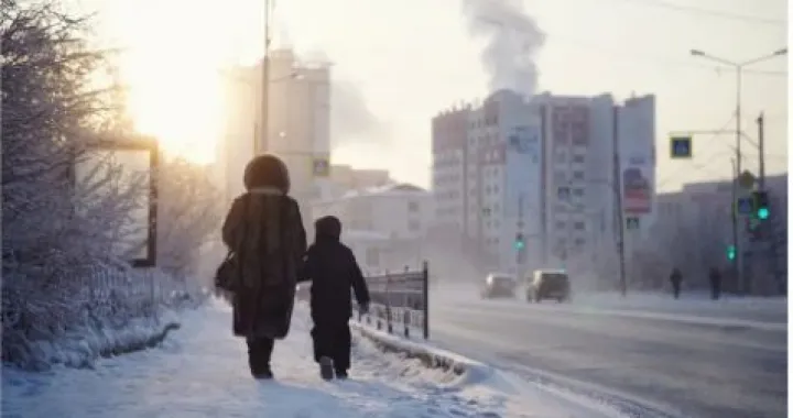 Grad Jakutsk u istočnom Sibiru/