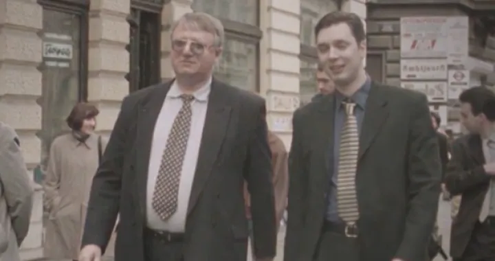 Vojislav &Scaron;e&scaron;elj i Aleksandar Vučić/
