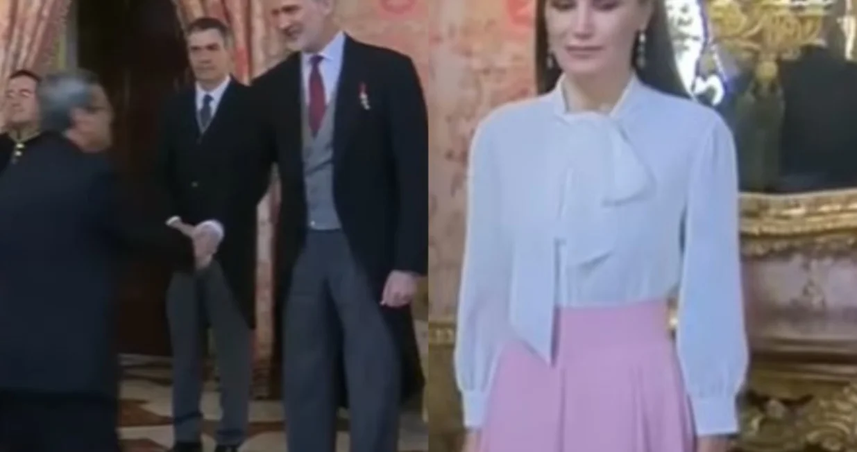 Prijem &scaron;panske kraljevske porodice/