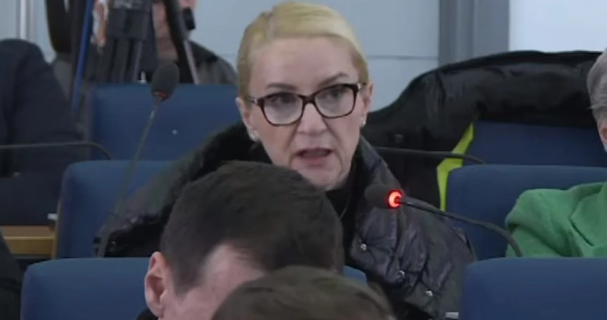 Sebija Izetbegović na Skup&scaron;tini KS-a/