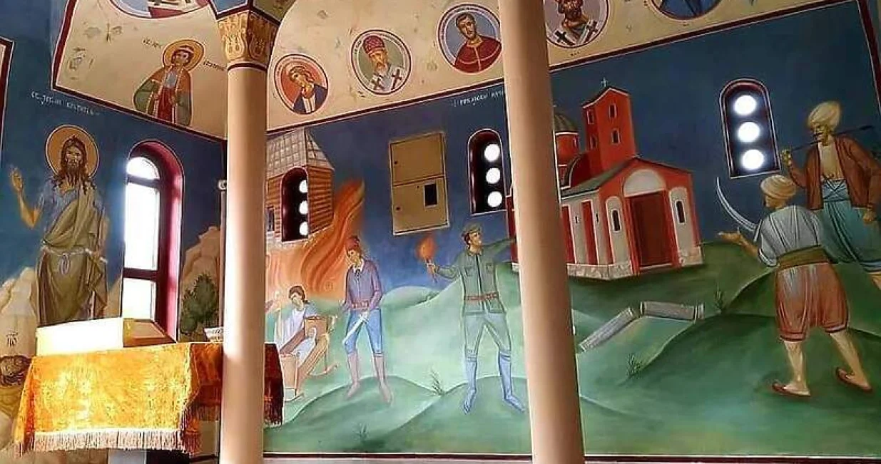 Užasan ikonopis u pravoslavnoj crkvi u Rožajama/