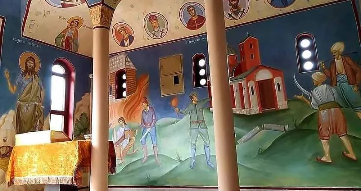 Užasan ikonopis u pravoslavnoj crkvi u Rožajama/