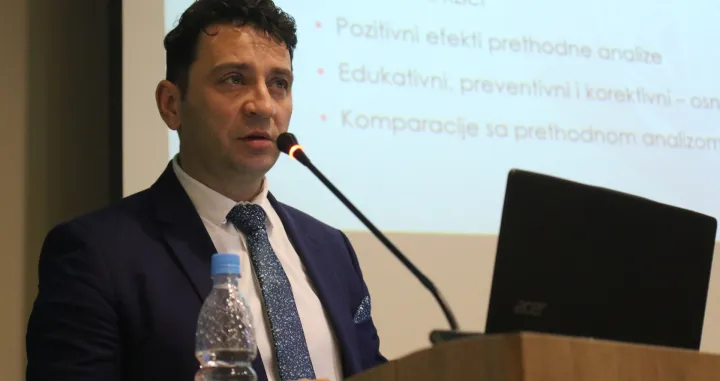 Prezentacija Analize antikorupcijskog okruženja u javnom sektoru Kantona Sarajevo za 2021. godinu u organizaciji Ureda za borbu protiv korupcije KS<br>Erduan Kafedžić/Senad Gubelić