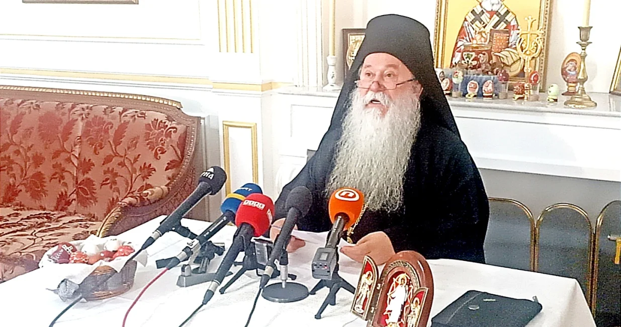 Njegovo visokopreosve&scaron;tenstvo mitropolit dabrobosanski Hrizostom uputiće vaskr&scaron;nju poruku/Didier Torche 