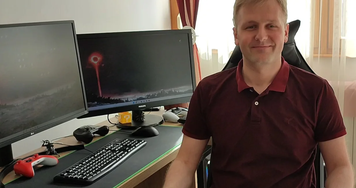 Dino Trnka, programer igre Lifespace Traveler s kojom je pobijedio na Game Development World Championship 2022 Foto: