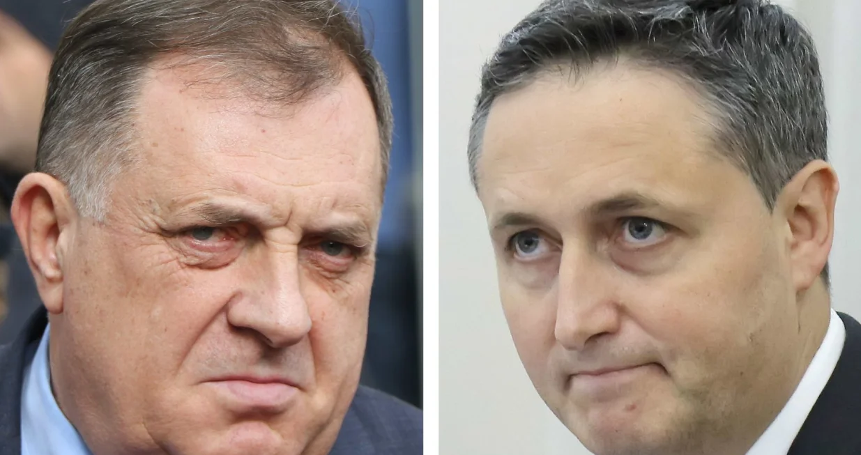 Milorad Dodik i Denis Bećirović/Oslobođenje/Namik &Scaron;ahinpa&scaron;ić