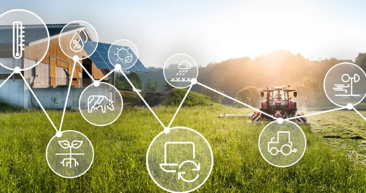 Digitalizacija poljoprivrede - ilustracija/