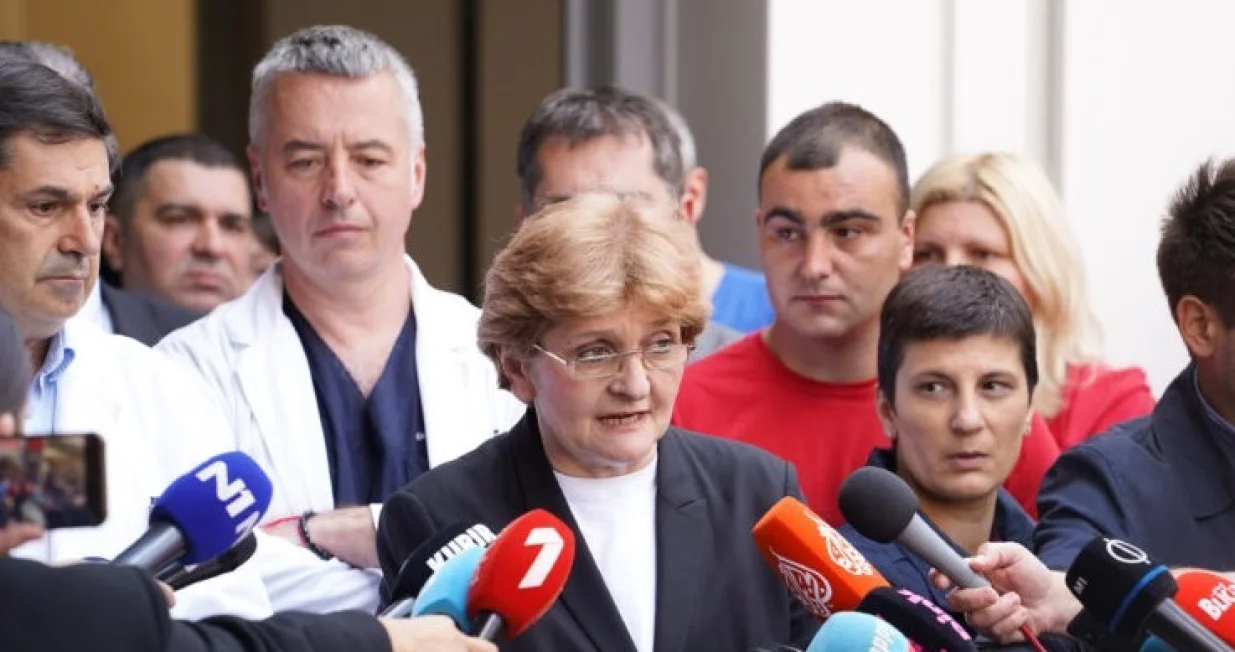 Danica Grujičić ispred bolnice/N1/