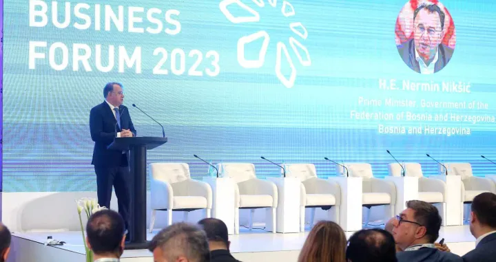 Nermin Nik&scaron;ić na Sarajevo Business Forumu/Didier Torche/
