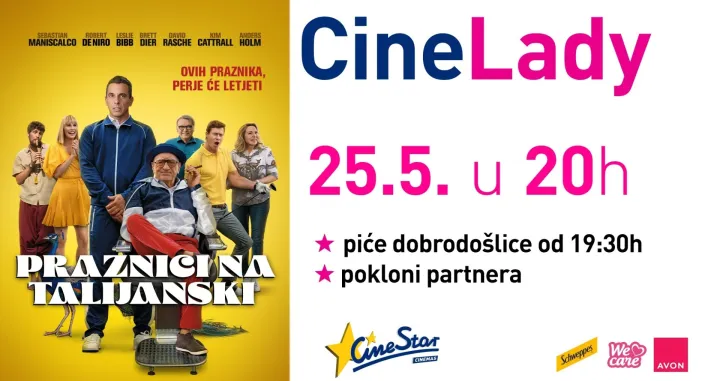 Film: Praznici na talijanski, CineLady, Cinestar/Cinestar