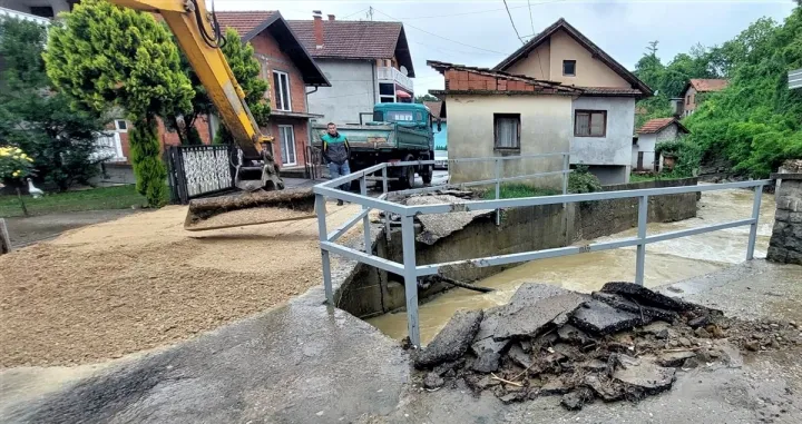 Općina Čelić, Tuzlanski kanton (TK), stanje prirodne nepogode, prirodna nepogoda, kiša, poplava/Anadolija
