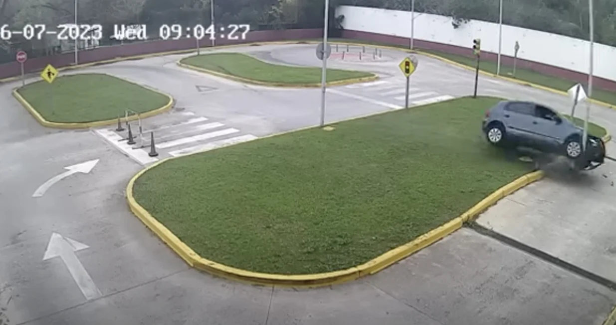 Samom srećom je izbjegla teže posljedice/ YouTube/