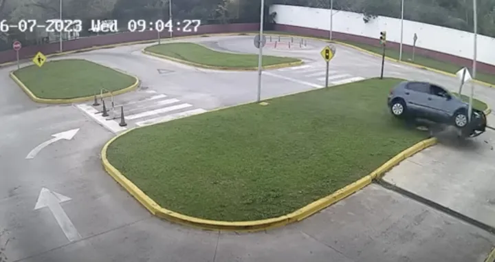 Samom srećom je izbjegla teže posljedice/ YouTube/