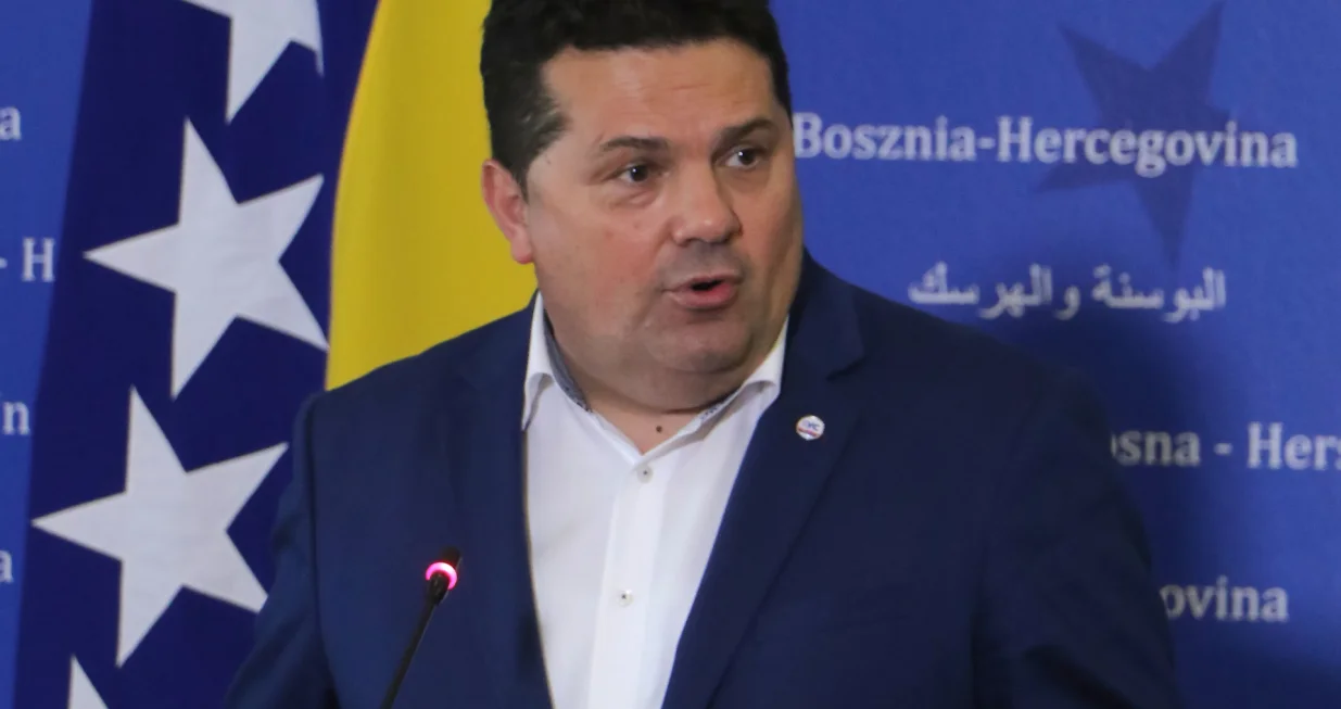 Sjednica Predstavničkog doma Parlamentarne skup&scaron;tine BiH pres o izostanku predstavnika RS-a sa iste Nenad Stevandić i Snježana Novalović Bursać/Senad Gubelić