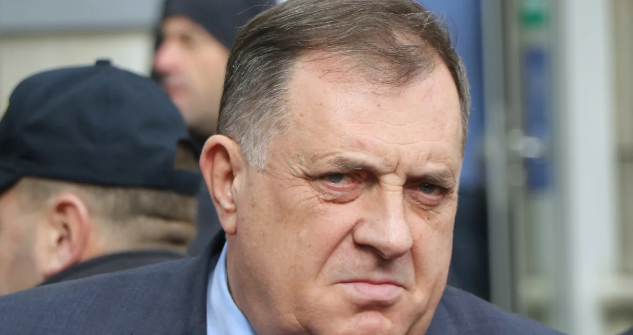 Srpski član Predsjedni&scaron;tva Bosne i Hercegovine Milorad Dodik nakon sastanka sa Josep Borrellom/Senad Gubelić