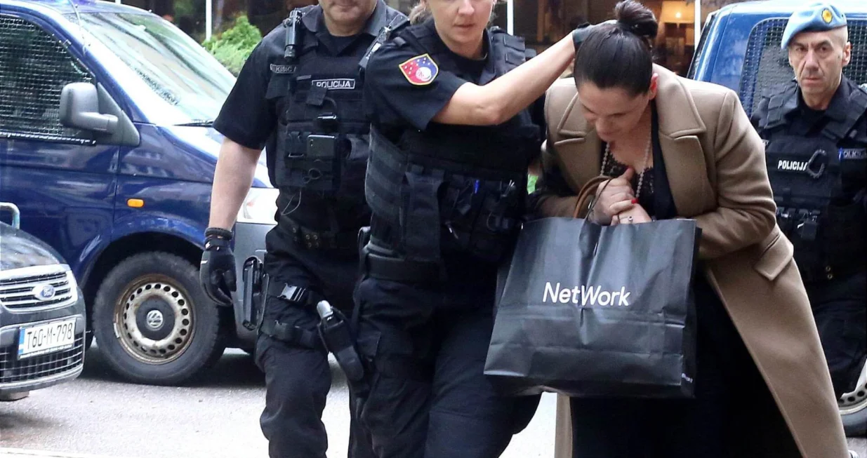 Ibrahim Hadžibajrić i Alma Destanović hap&scaron;enje/Didier Torche/