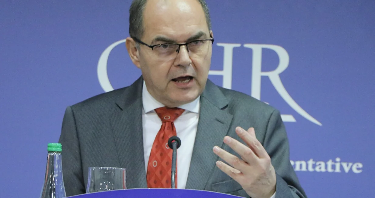 Visoki predstavnik međunarodne zajednice u Bosni i Hercegovini Christian Schmidt nakon sjednice političkih direktora Upravnog odbora Vijeća za provedbu mira (PIC)/Senad Gubelić