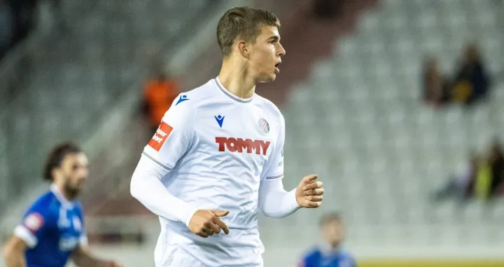 Luka Vu&scaron;ković - fudbaler Hajduka