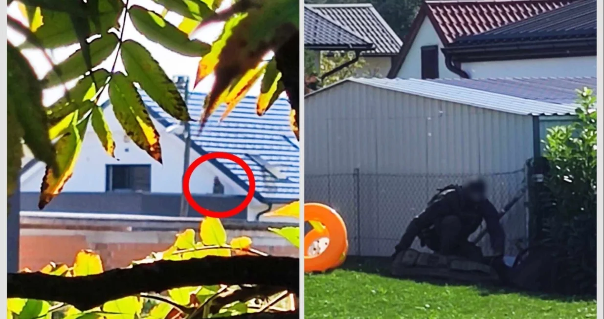 Mu&scaron;karac puca sa balkona, Maribor Sovenija/maribor24.si/