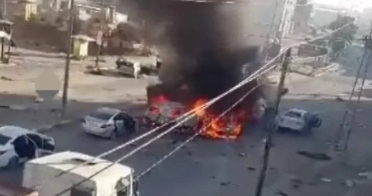 Napad na konvoj Palestinaca iz Gaze/PrtSc/