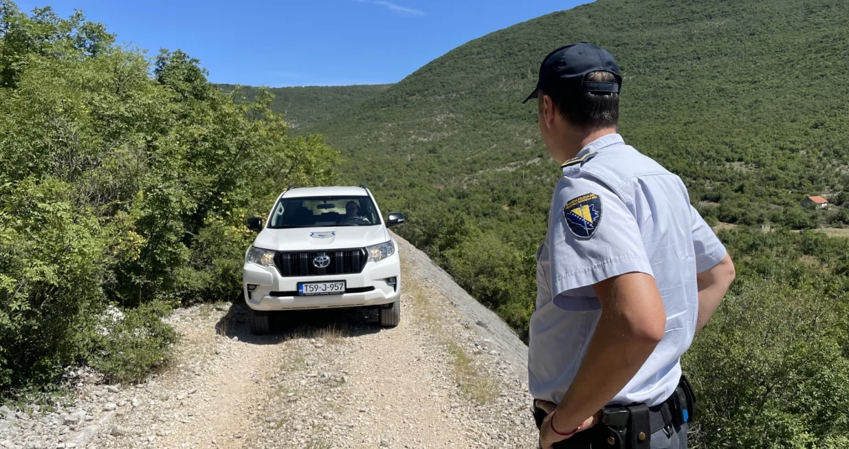 Selo Miru&scaron;e Bileća Granična policija Novica Ružić/Kenan Čopra