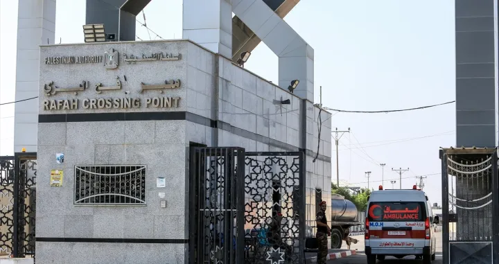 Granični prelaz Rafah (Egipat), otvorena granica za povrijeđene u Gazi, Gaza, Pojas Gaze, Palestina, izraelski napadi/Anadolija
