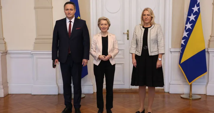 Ursula von der Leyen stigla u Predsjedni&scaron;tvo BiH/Fena/