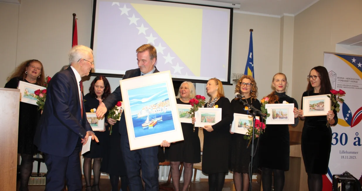 Vokalna grupa Iskre, Nedžad Mahić i Miralem Bećirović, Dan državnosti BiH u Oslu, Ambasada BiH u Oslu (Oslo, Norveška)/Fahro Konjhodžić