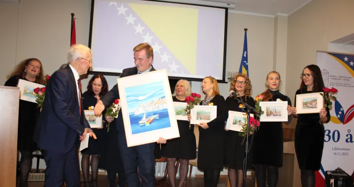 Vokalna grupa Iskre, Nedžad Mahić i Miralem Bećirović, Dan državnosti BiH u Oslu, Ambasada BiH u Oslu (Oslo, Norveška)/Fahro Konjhodžić