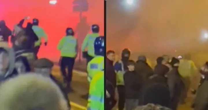 Sukog policije i navijača Legije