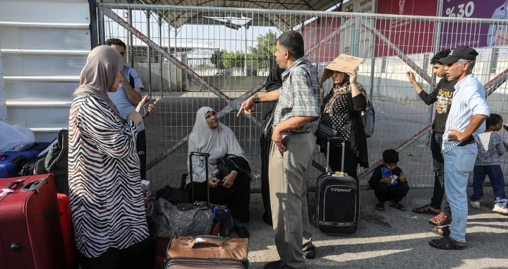 Granični prelaz Rafah (Egipat), otvorena granica za povrijeđene u Gazi, Gaza, Pojas Gaze, Palestina, izraelski napadi/Anadolija