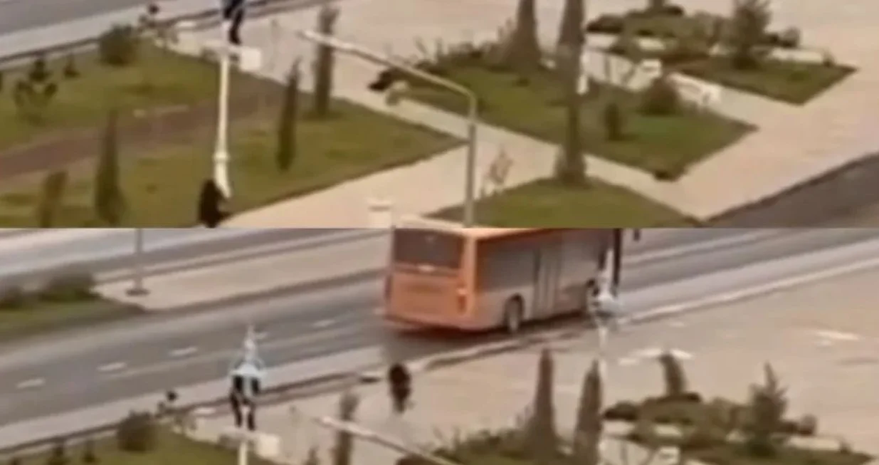 Žena istrčala 'olimpijski sprint' da uhvati autobus/Facebook/dalmatinska Generacija 