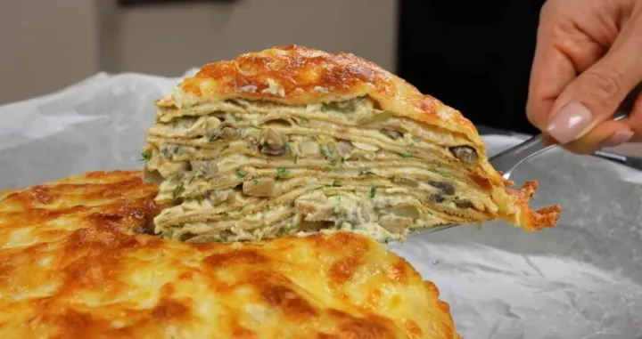 slana torta od palačinaka/