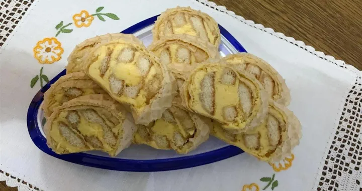rolat od čajnih kolutića/